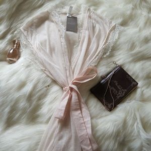 Bridal Anthropologie Lace Robe
